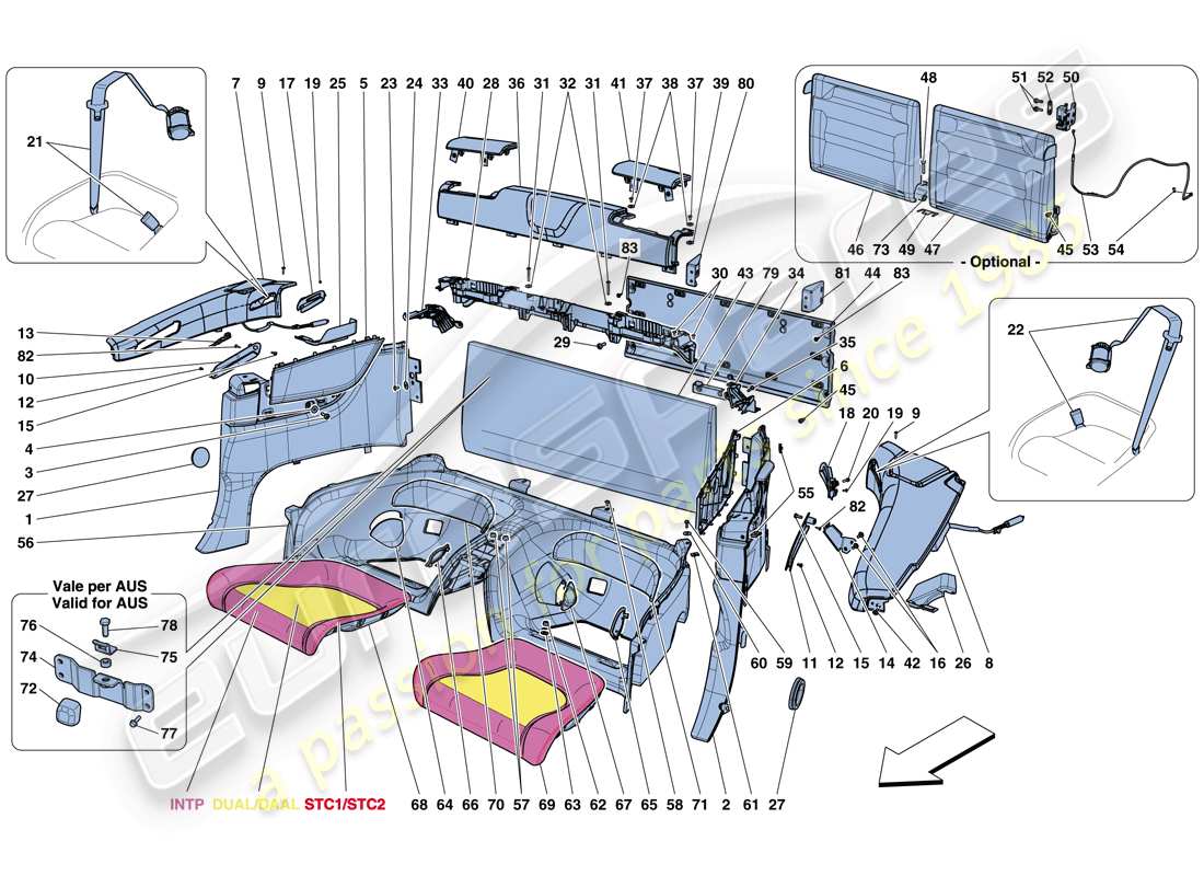 part diagram containing part number 63965800