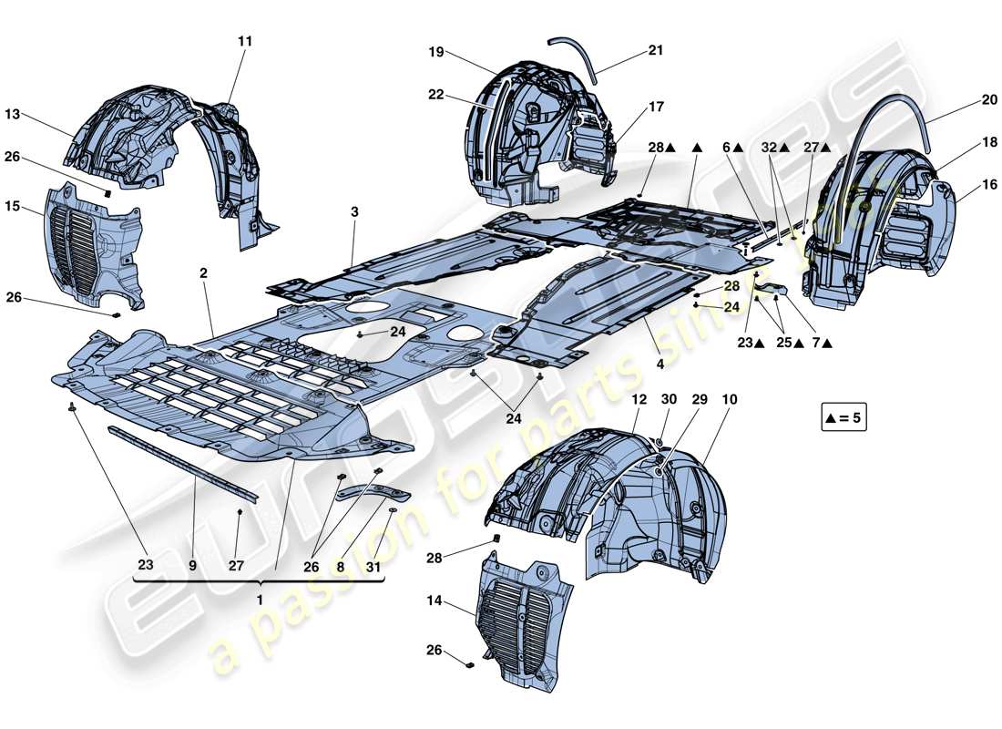 part diagram containing part number 86574100