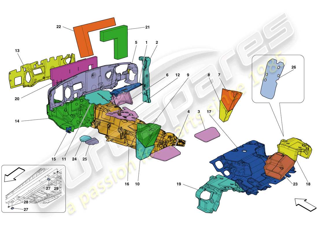 part diagram containing part number 86142700