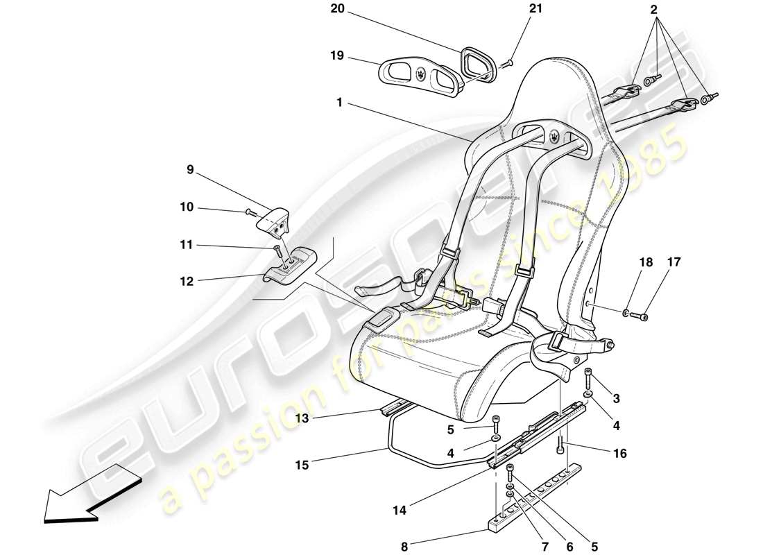 part diagram containing part number 67594200