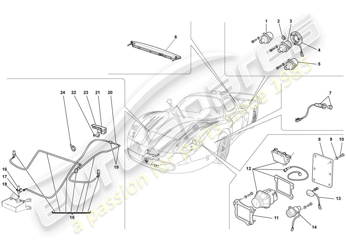 part diagram containing part number 165558