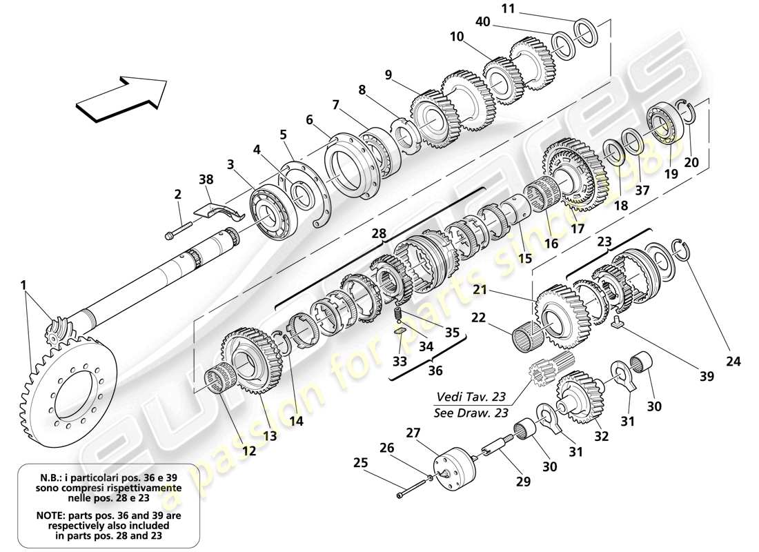 part diagram containing part number 198714