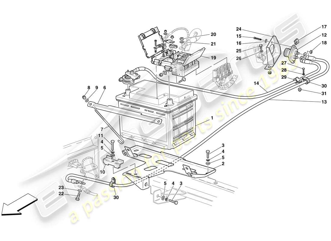 part diagram containing part number 67119400