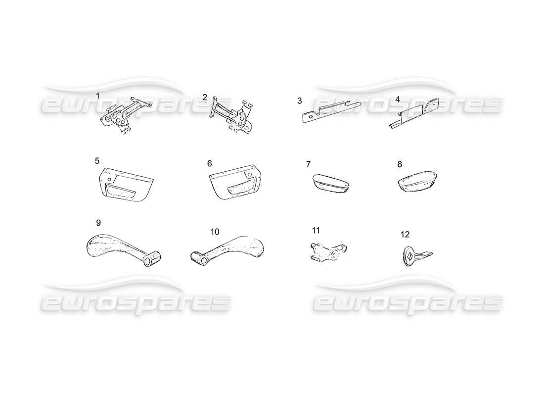 a part diagram from the ferrari 250 parts catalogue