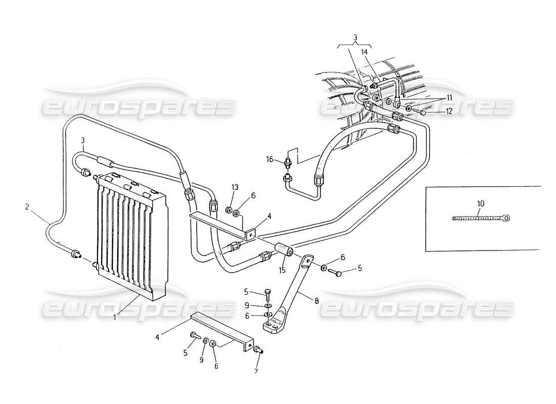 a part diagram from the maserati 418 / 4.24v / 430 parts catalogue