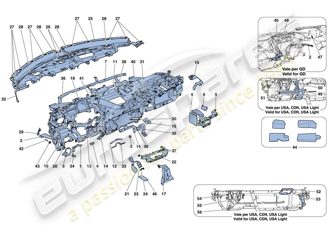 part diagram containing part number 87016400