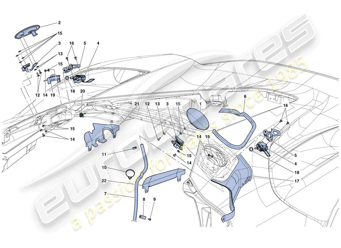 part diagram containing part number 86954600