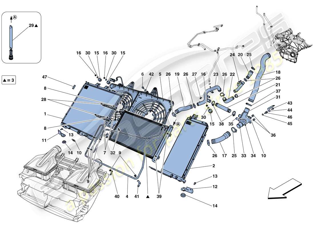 part diagram containing part number 325876