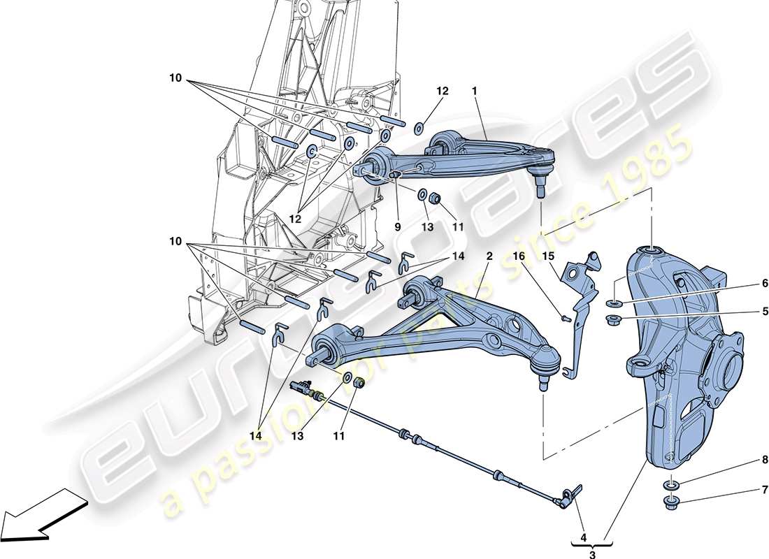 a part diagram from the Ferrari FF (USA) parts catalogue