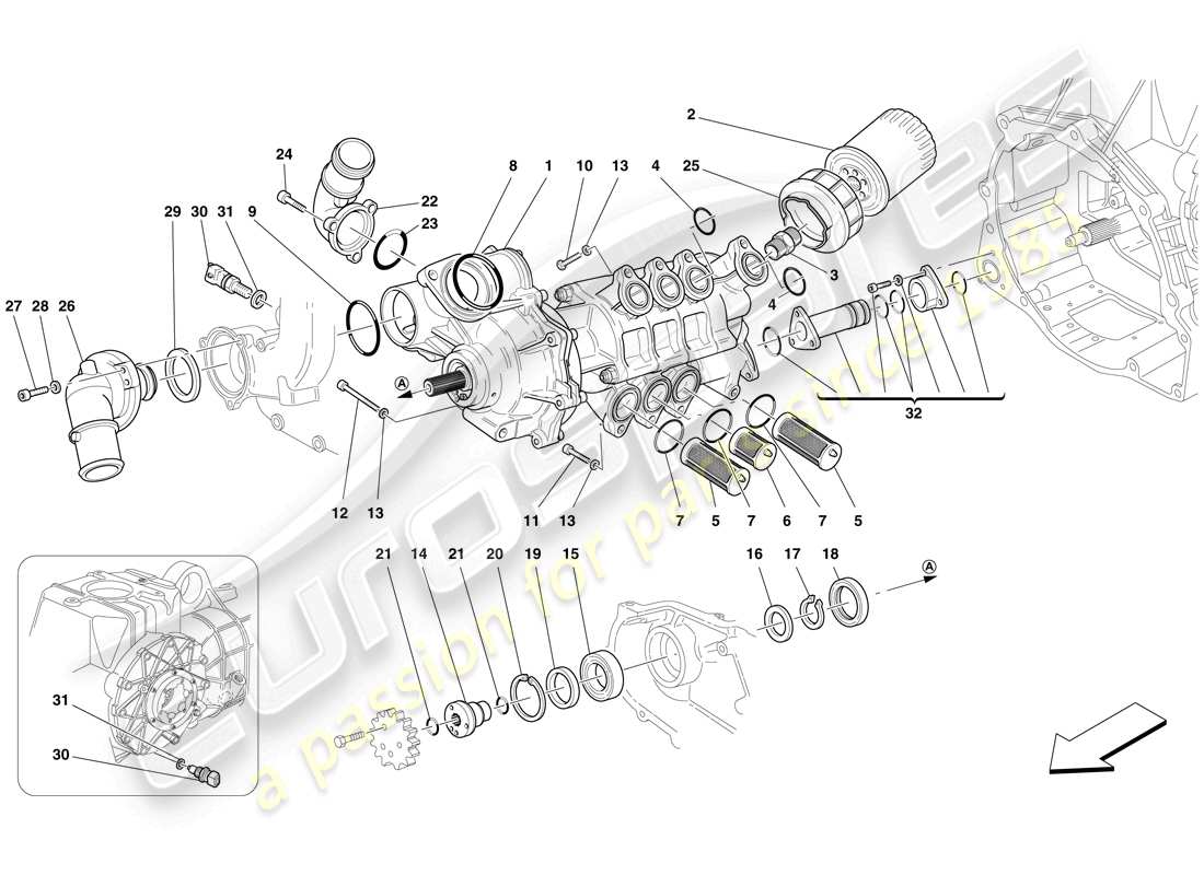 part diagram containing part number 231414