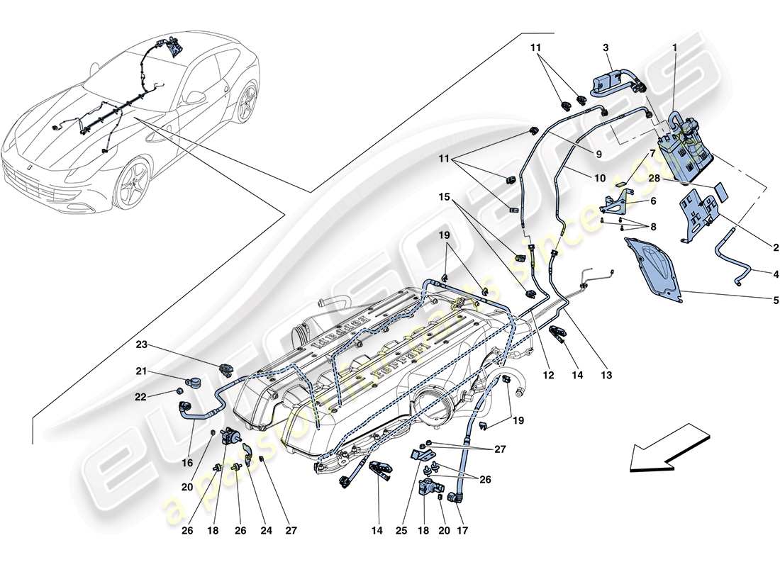 part diagram containing part number 266583