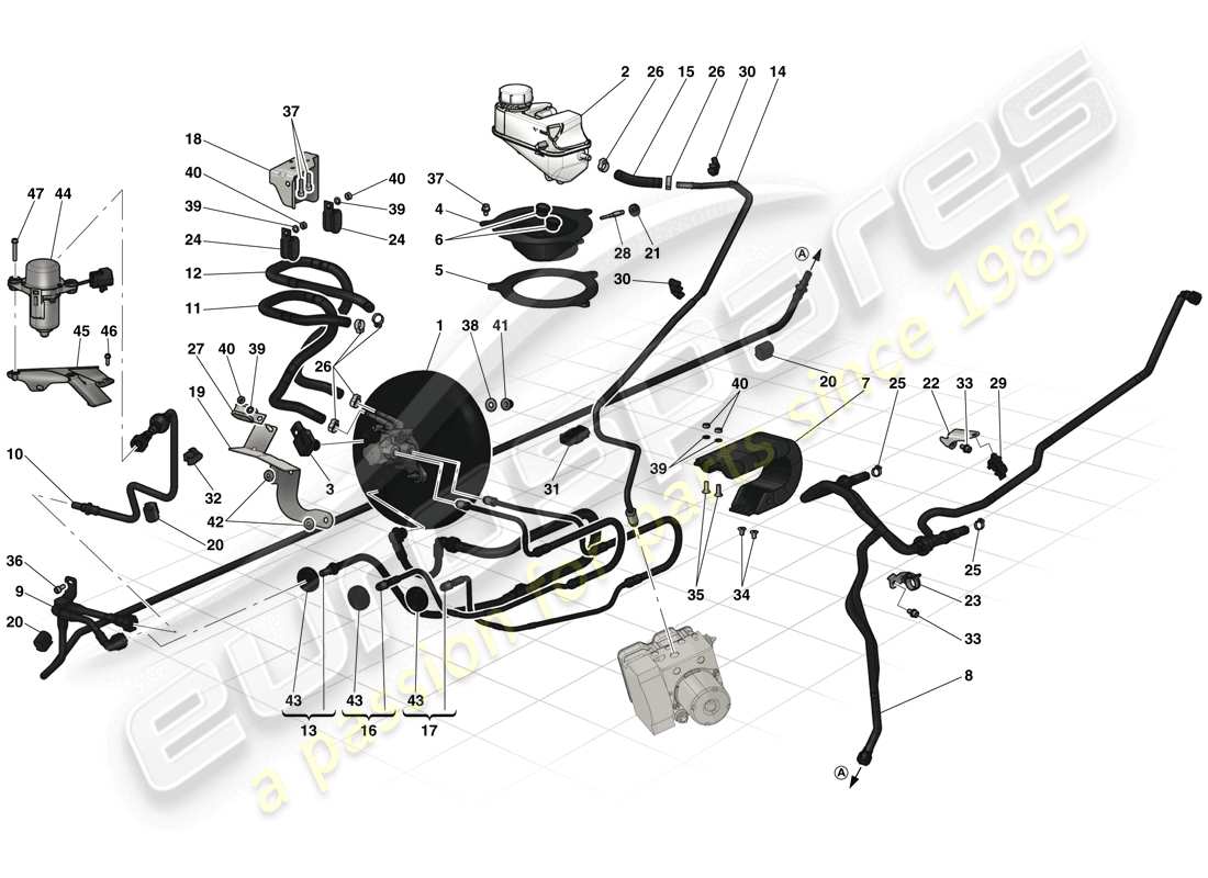 part diagram containing part number 307650