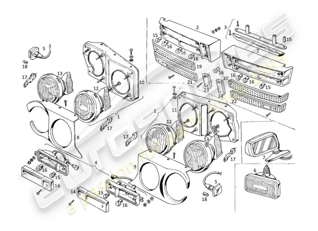 part diagram containing part number lpn 50810