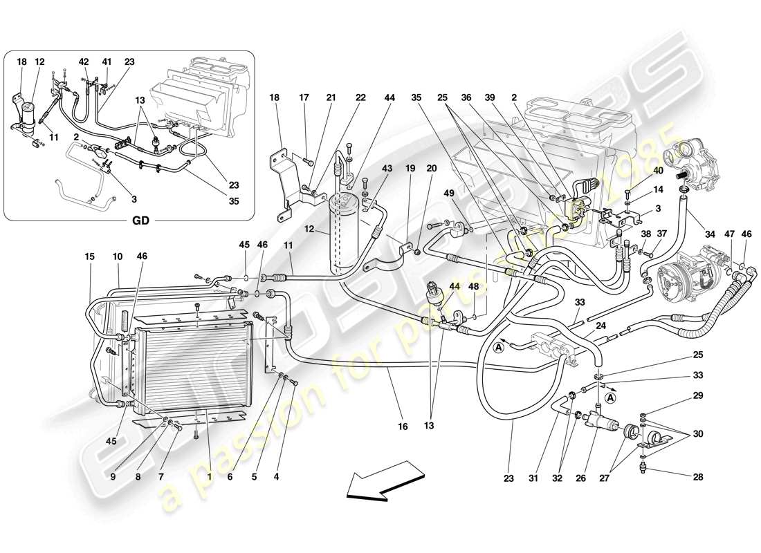 part diagram containing part number 67942400