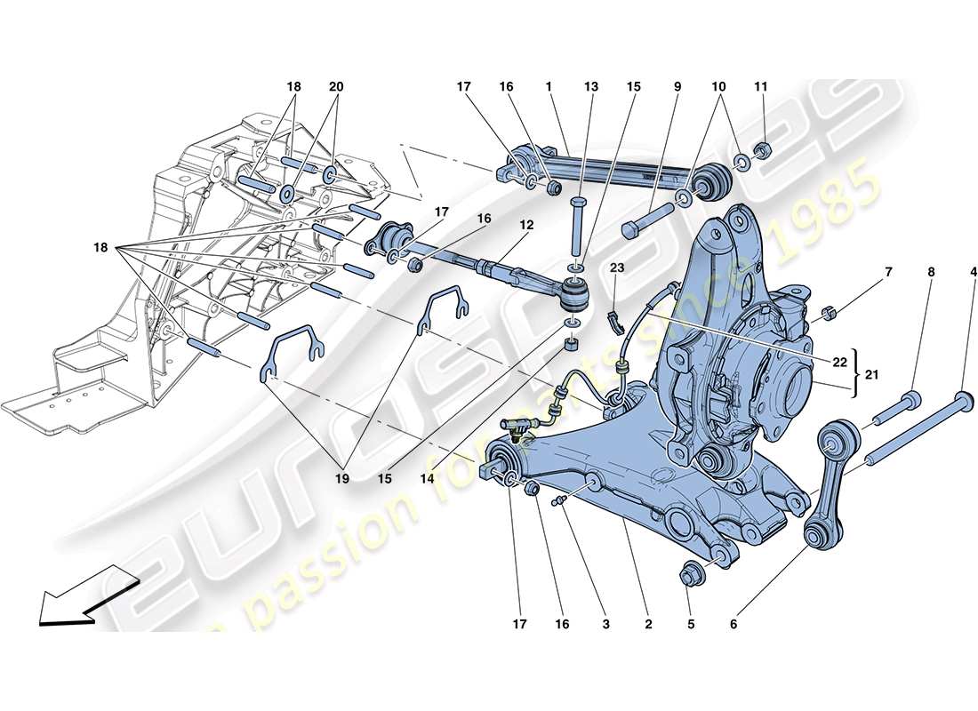 part diagram containing part number 262595