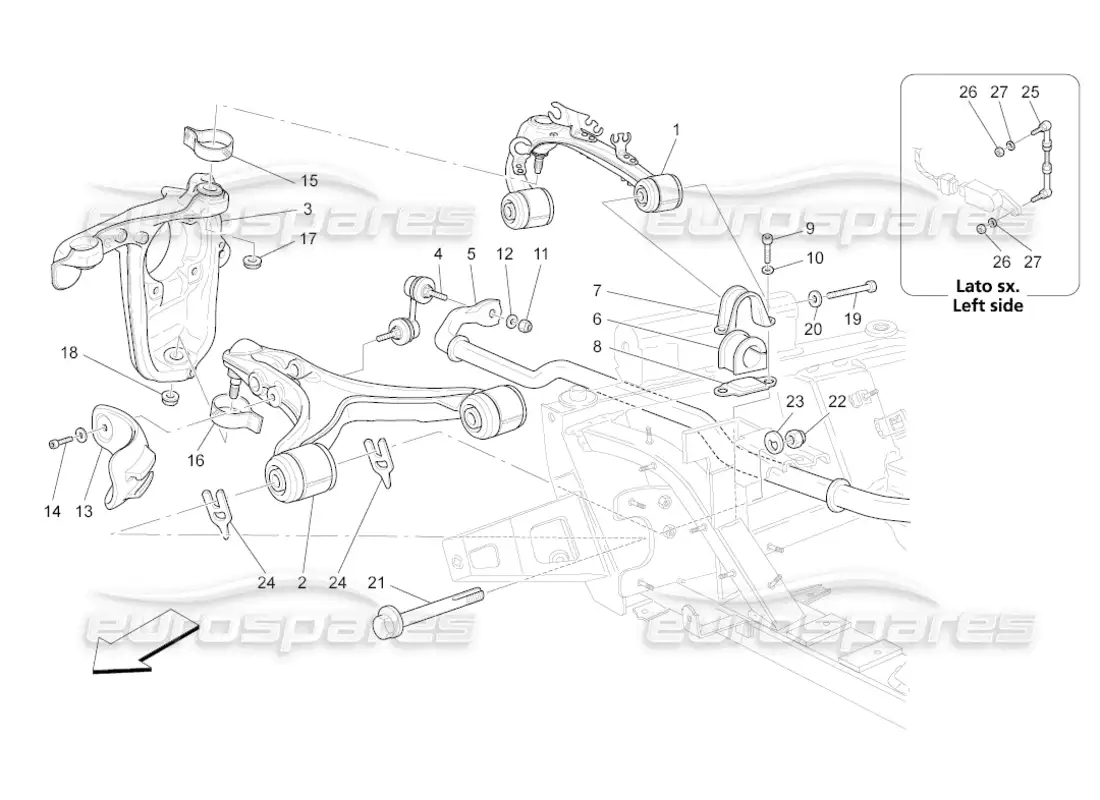 part diagram containing part number 271288