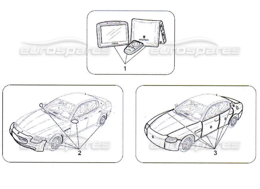 maserati qtp. (2010) 4.2 after market accessories parts diagram