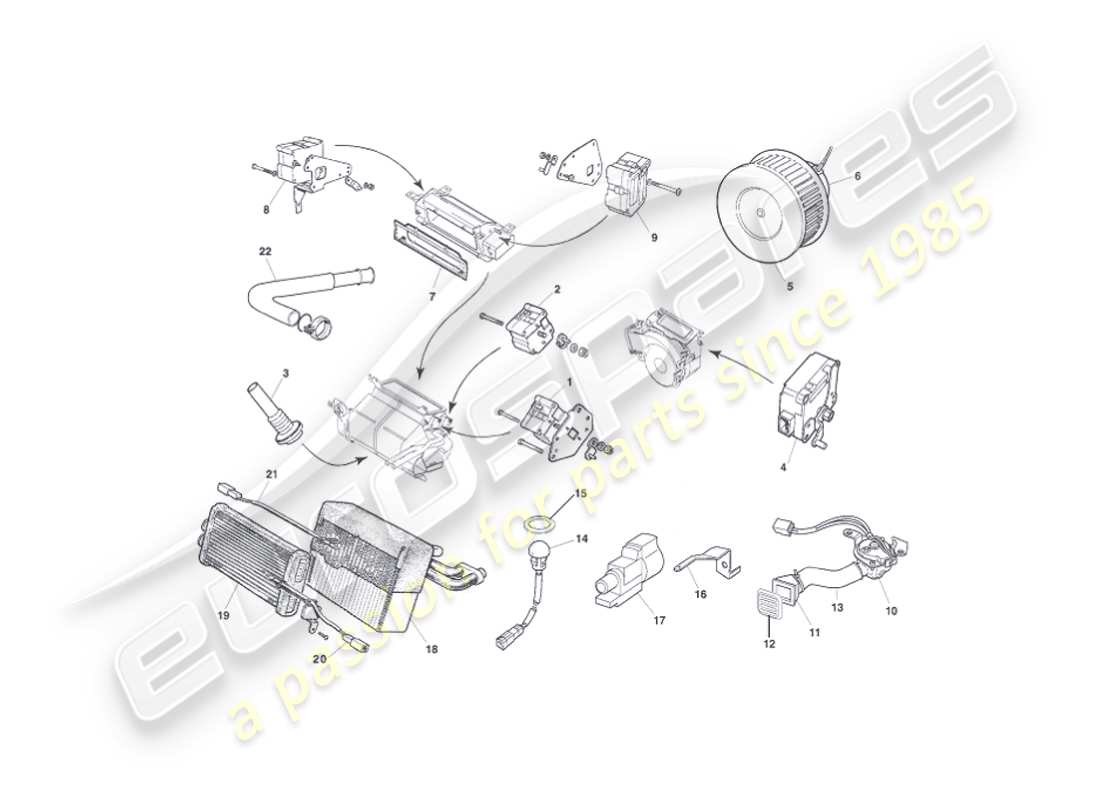 aston martin vanquish (2006) control modules part diagram