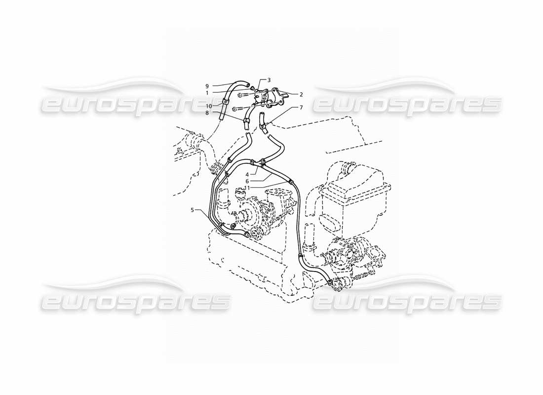 maserati qtp. 3.2 v8 (1999) boost control system part diagram