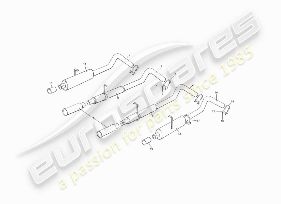 aston martin v8 virage (2000) optional equipment part diagram