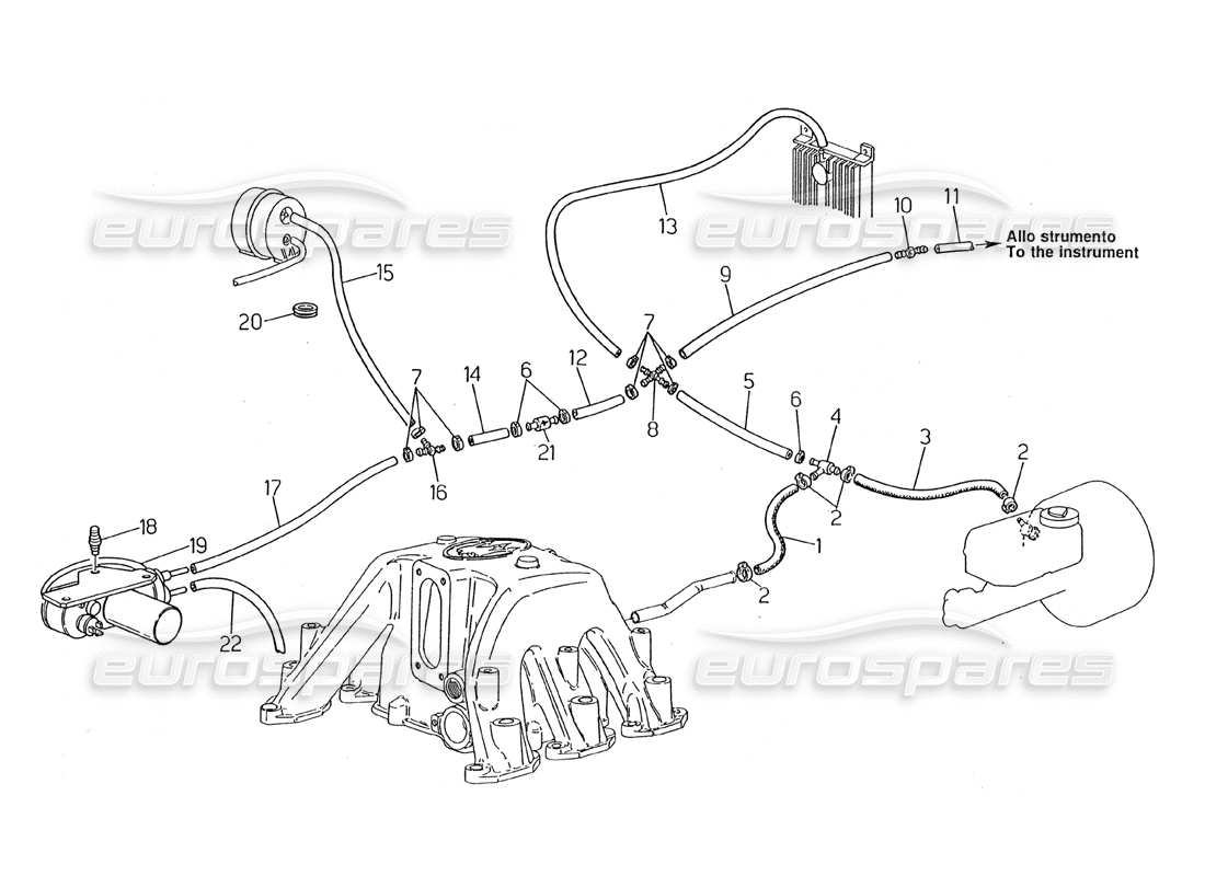 maserati 2.24v vacuum system parts diagram