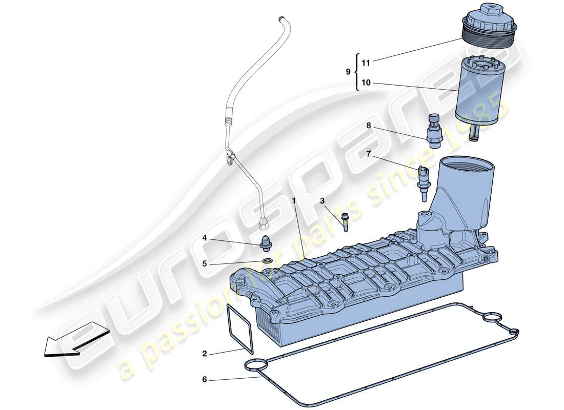 ferrari 458 speciale aperta (europe) heat exchanger parts diagram