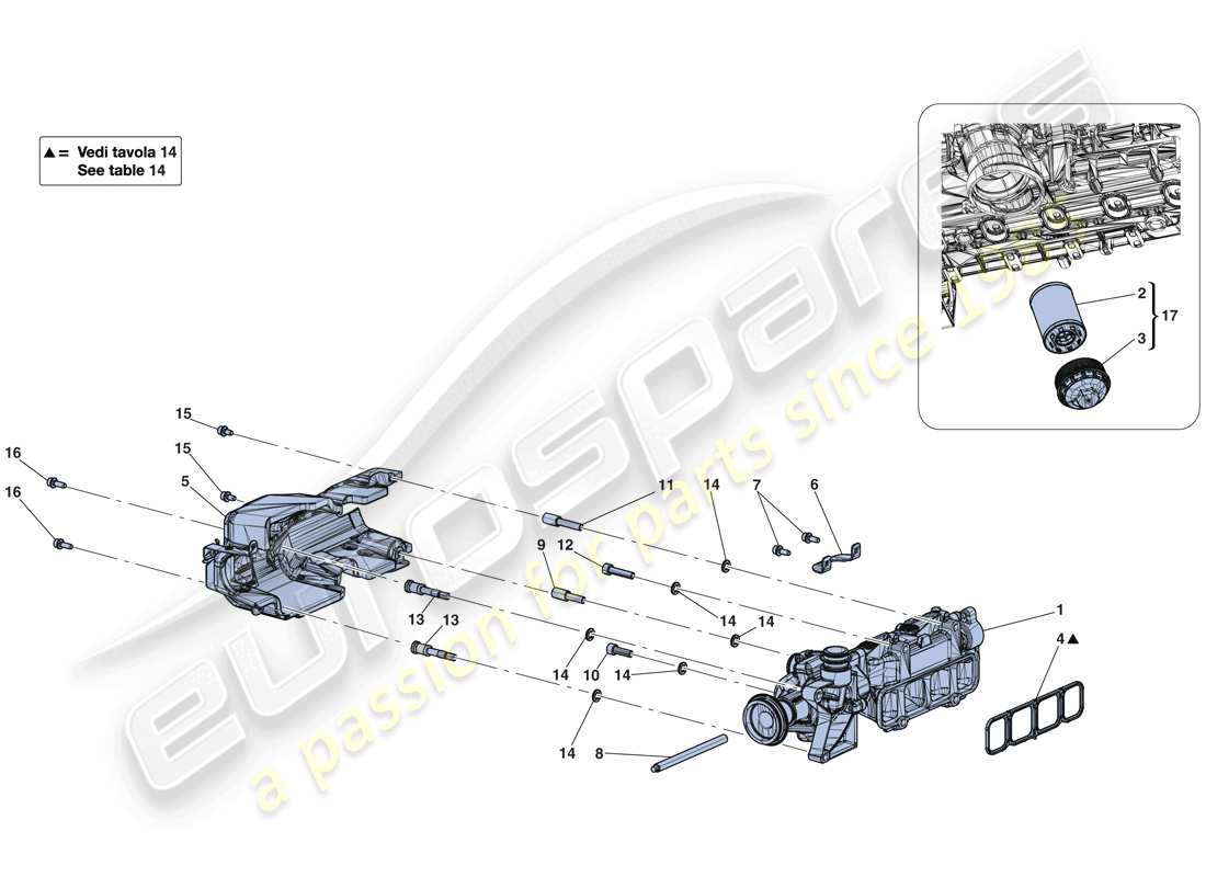 ferrari laferrari aperta (europe) oil pump parts diagram