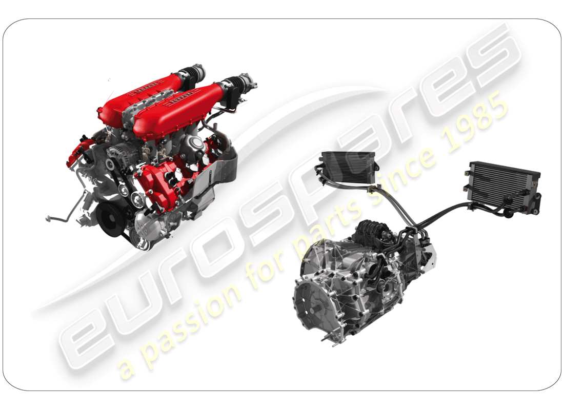 ferrari 458 italia (usa) spare assembly units part diagram