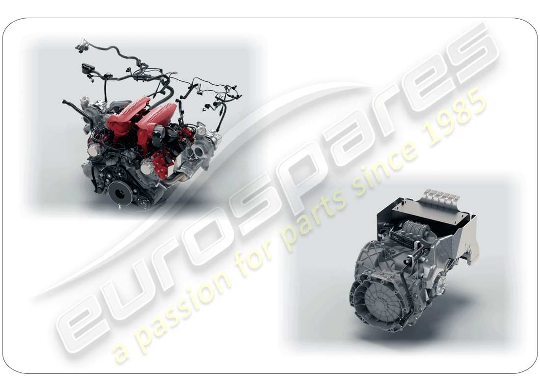 ferrari 488 spider (rhd) spare assembly units parts diagram