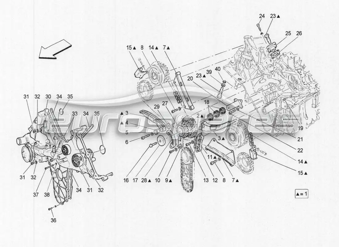 maserati grancabrio mc centenario timing parts diagram