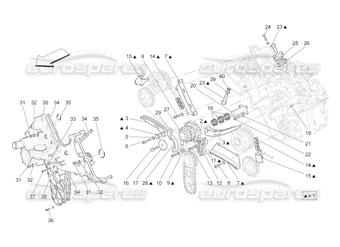 maserati grancabrio (2011) 4.7 timing parts diagram
