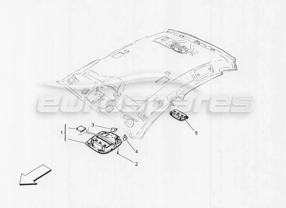 maserati qtp. v8 3.8 530bhp auto 2015 headlight clusters part diagram