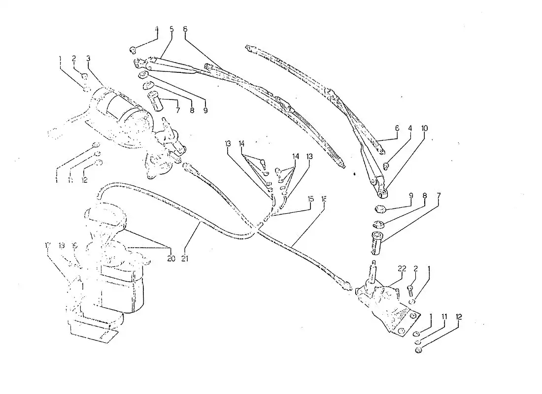lamborghini jarama dispositivo tergi parts diagram