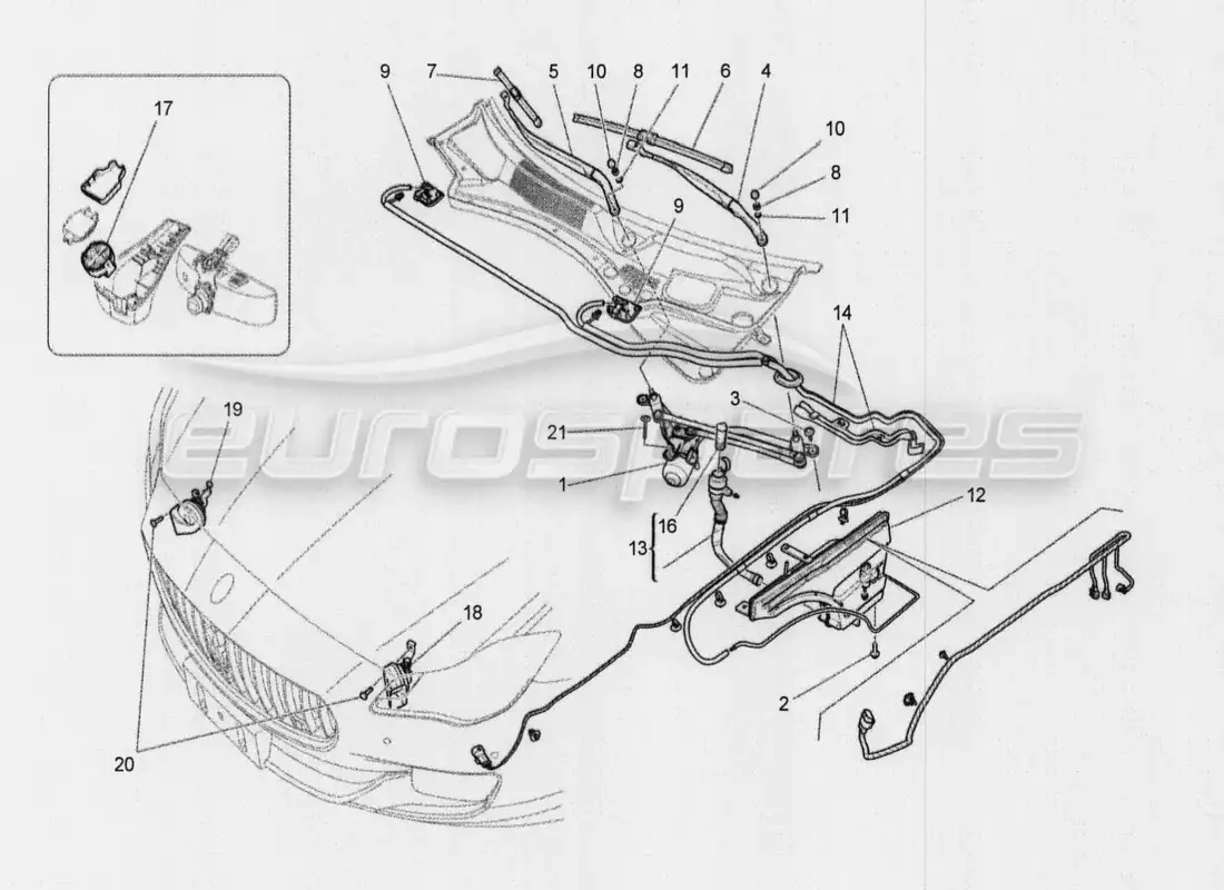 maserati qtp. v8 3.8 530bhp auto 2015 energy generation and accumulation part diagram