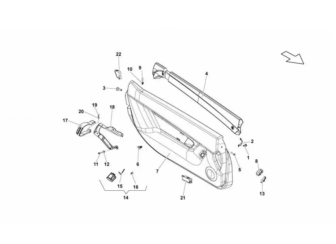 lamborghini gallardo lp570-4s perform doors parts diagram