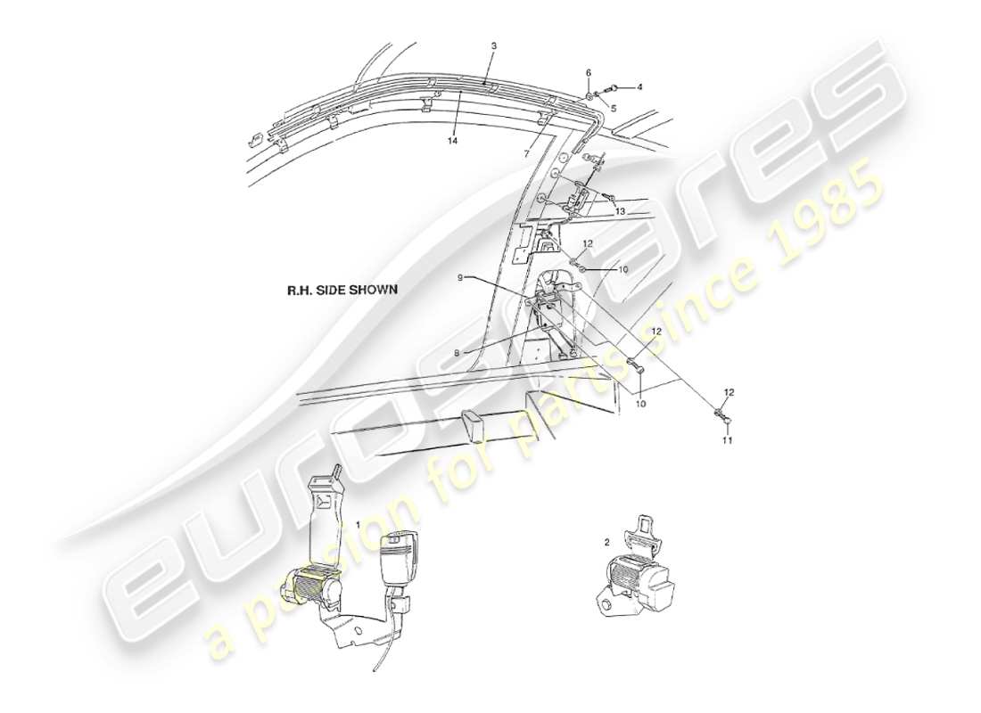 part diagram containing part number 694210