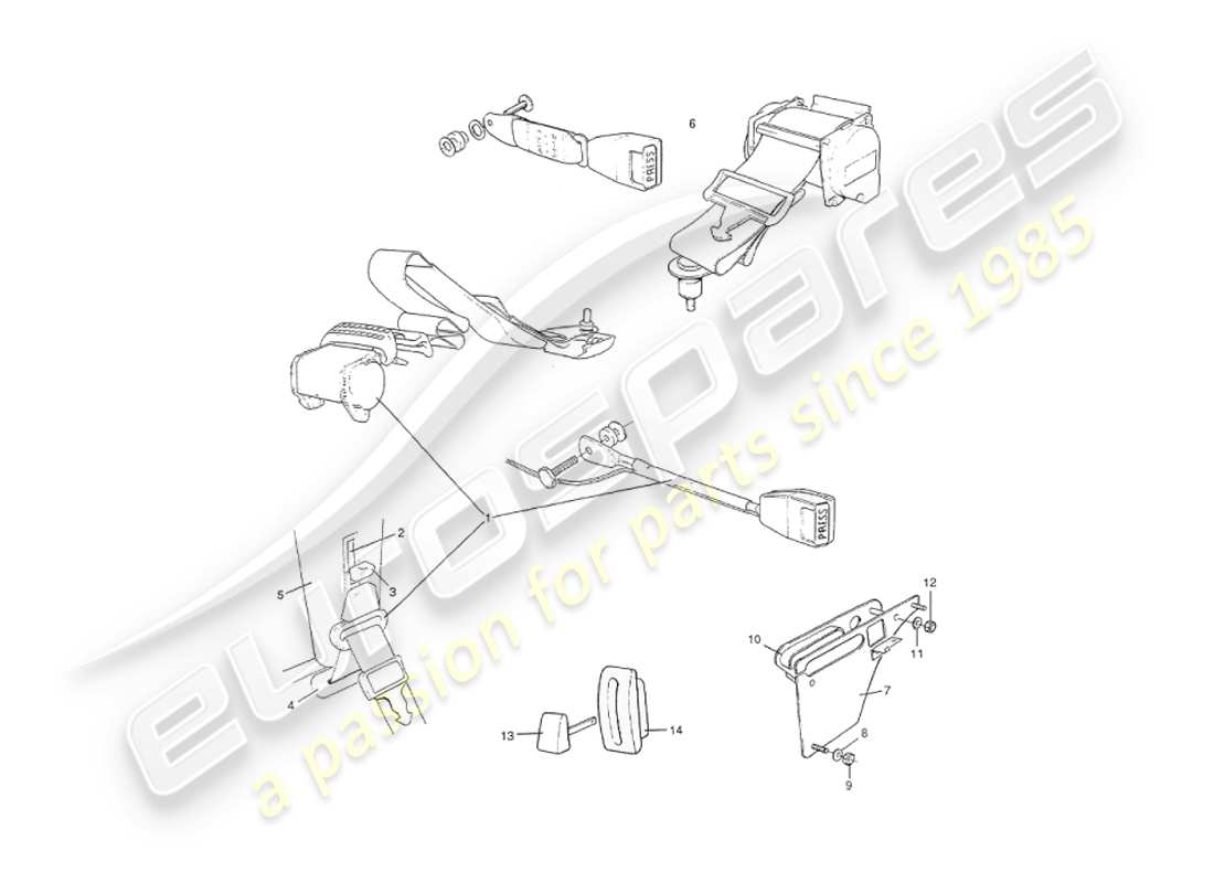 part diagram containing part number 694570