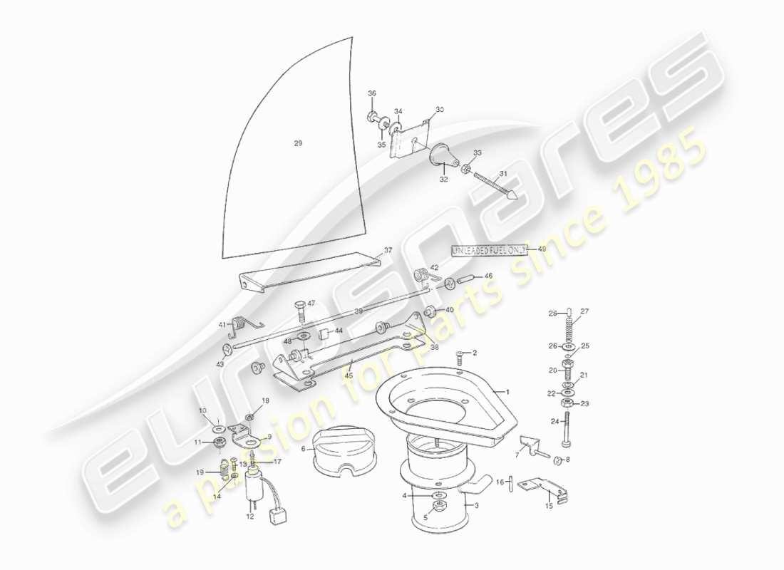 part diagram containing part number 68-50203
