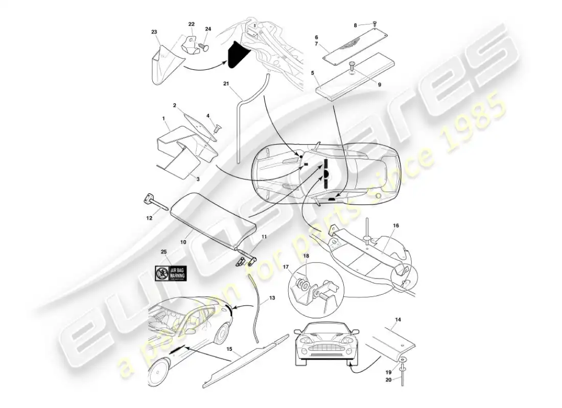 part diagram containing part number 1r12-804559-aaw