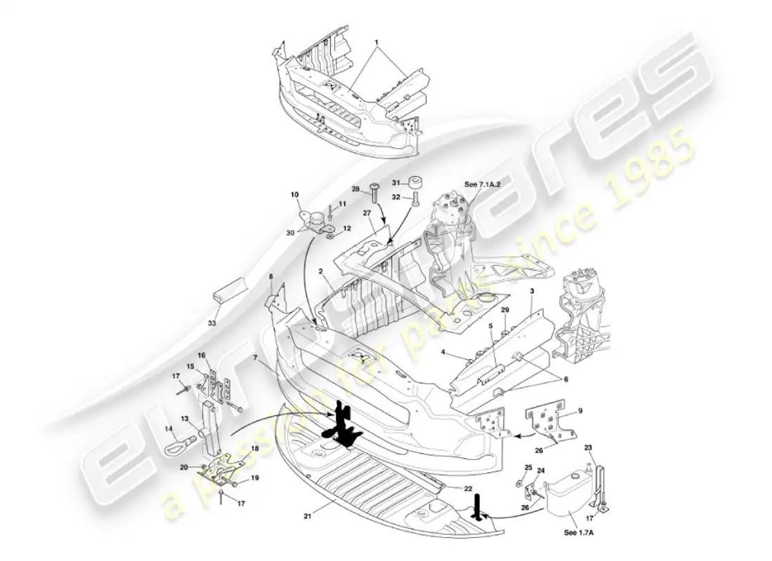 part diagram containing part number 1r12-720174-af