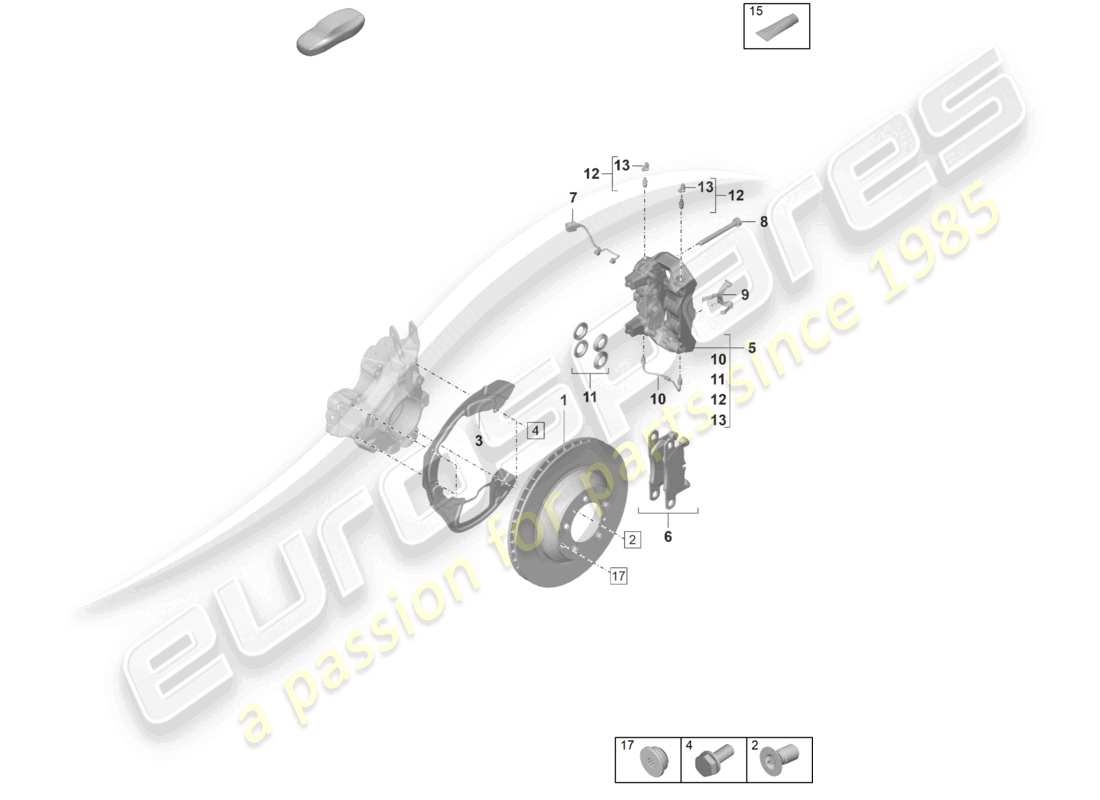 part diagram containing part number 9j1615701