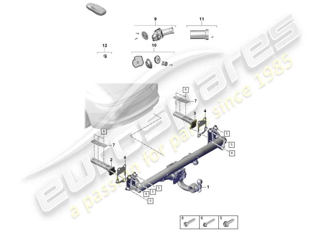 VIEW PARTS DIAGRAMS FROM THE PORSCHE PANAMERA PARTS CATALOGUE a part diagram from the porsche panamera parts catalogue