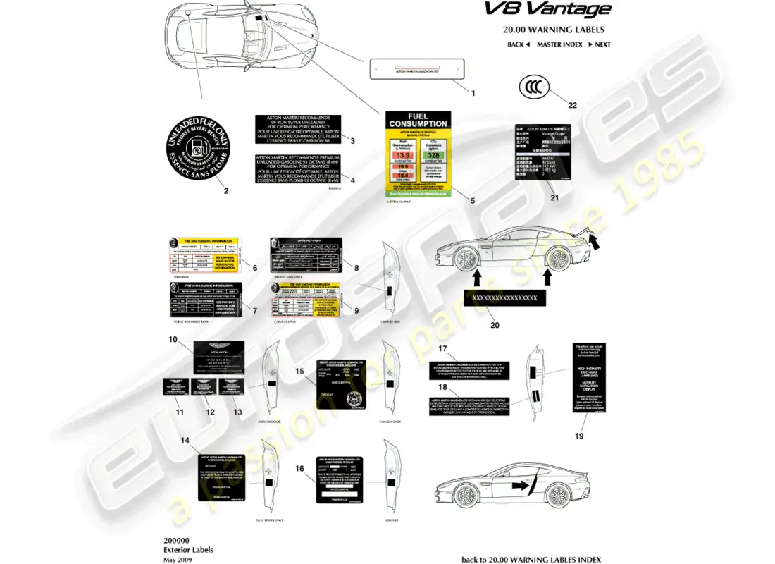 part diagram containing part number 4g43-01631-ae