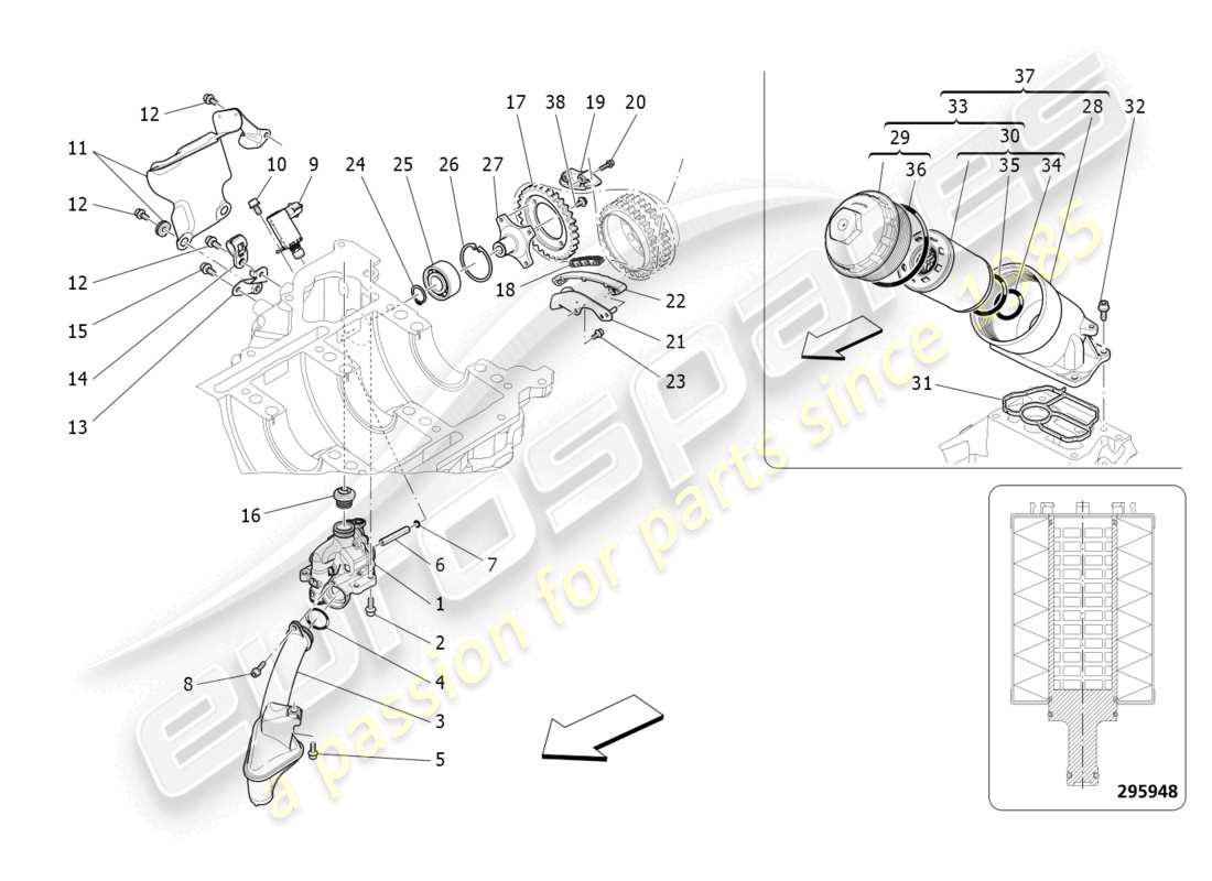 part diagram containing part number 295943