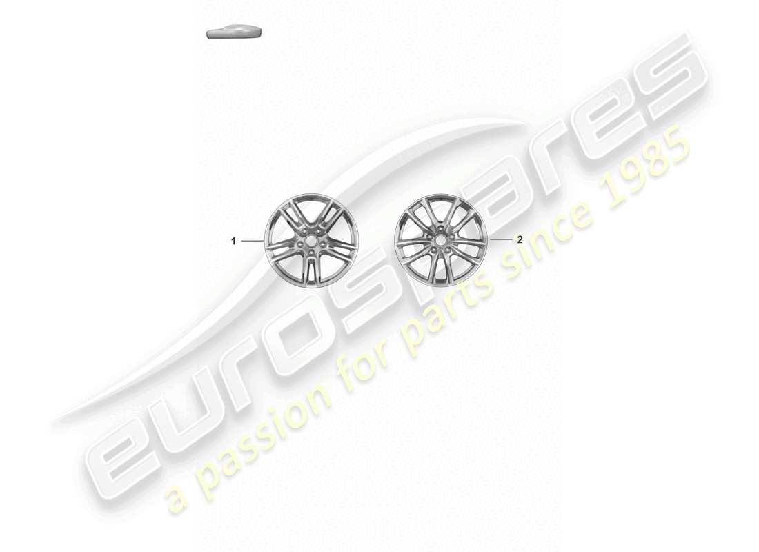 a part diagram from the porsche 2021 (panamera 971-2) parts catalogue