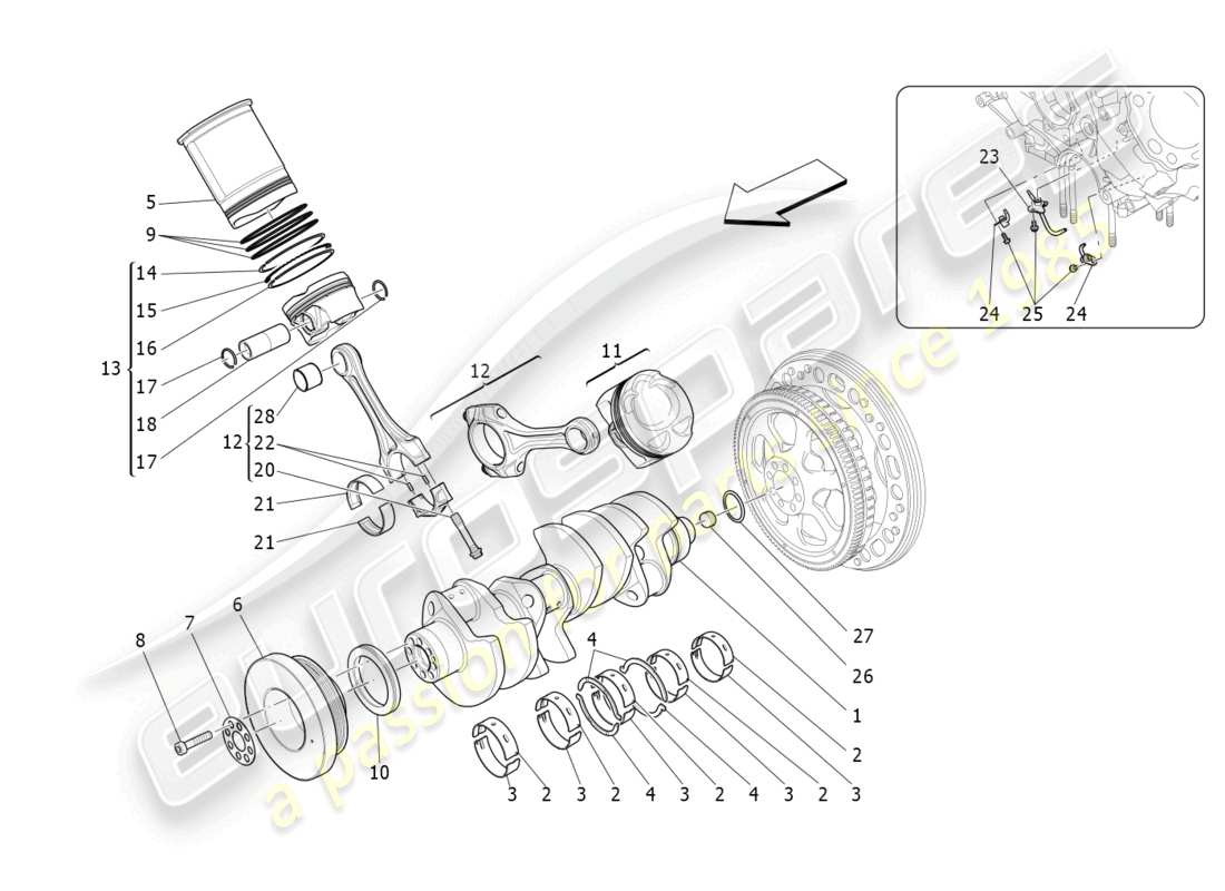 part diagram containing part number 309244