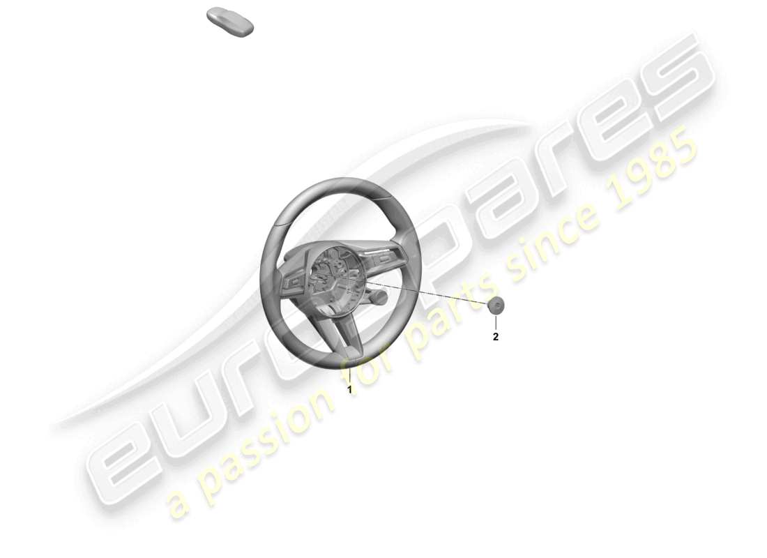 porsche 2026 (taycan 9j1-2) multifunction steering wheel (race-tex) part diagram