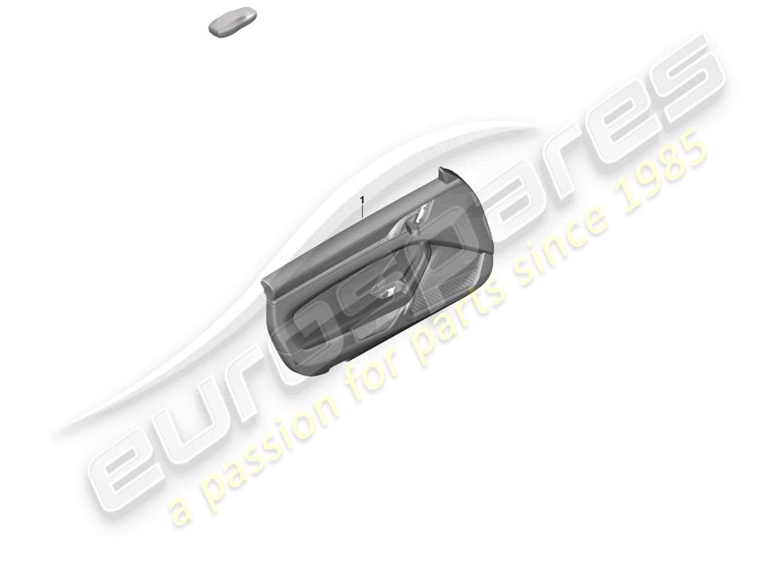 porsche 2023 (992-1 gt3/rs/st) door panel for vehicles with leather trim armrest (leather) part diagram