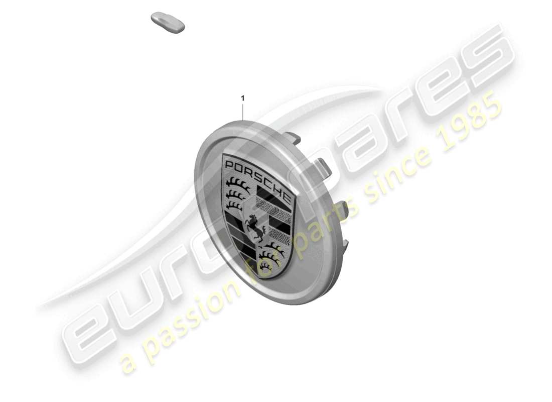 porsche 2022 (taycan 9j1-1) hub cap part diagram