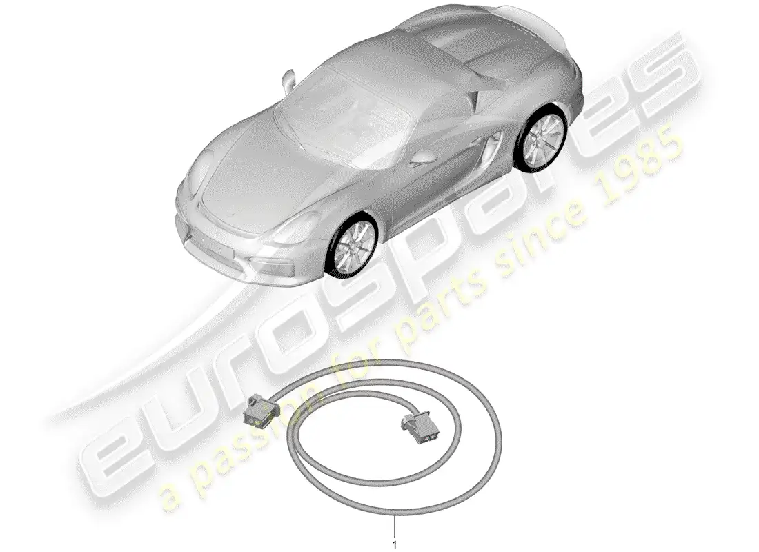 porsche 2016 (981 boxster spyder) wiring harnesses parts diagram